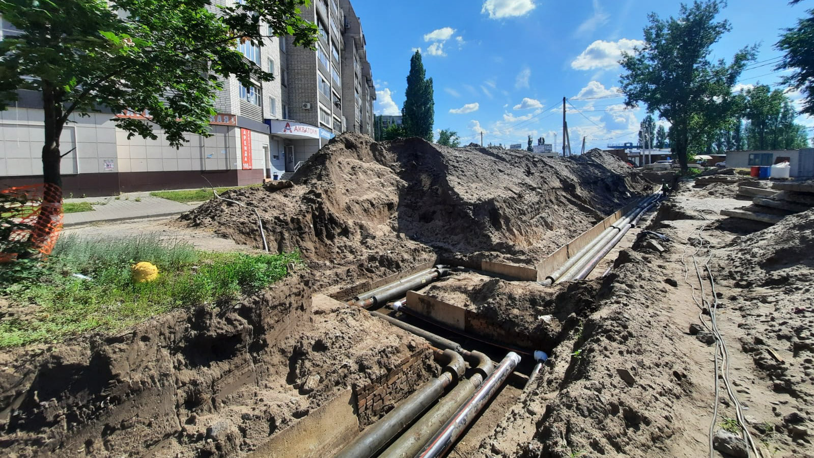 «Квадра» заменит более 1 км муниципальных теплосетей на ул. Баррикадной в Воронеже