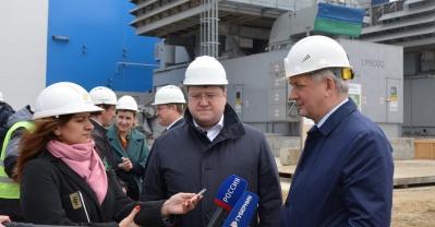 Генеральный директор «Квадры» и губернатор Воронежской области оценили ход строительства нового энергоблока Воронежской ТЭЦ-1