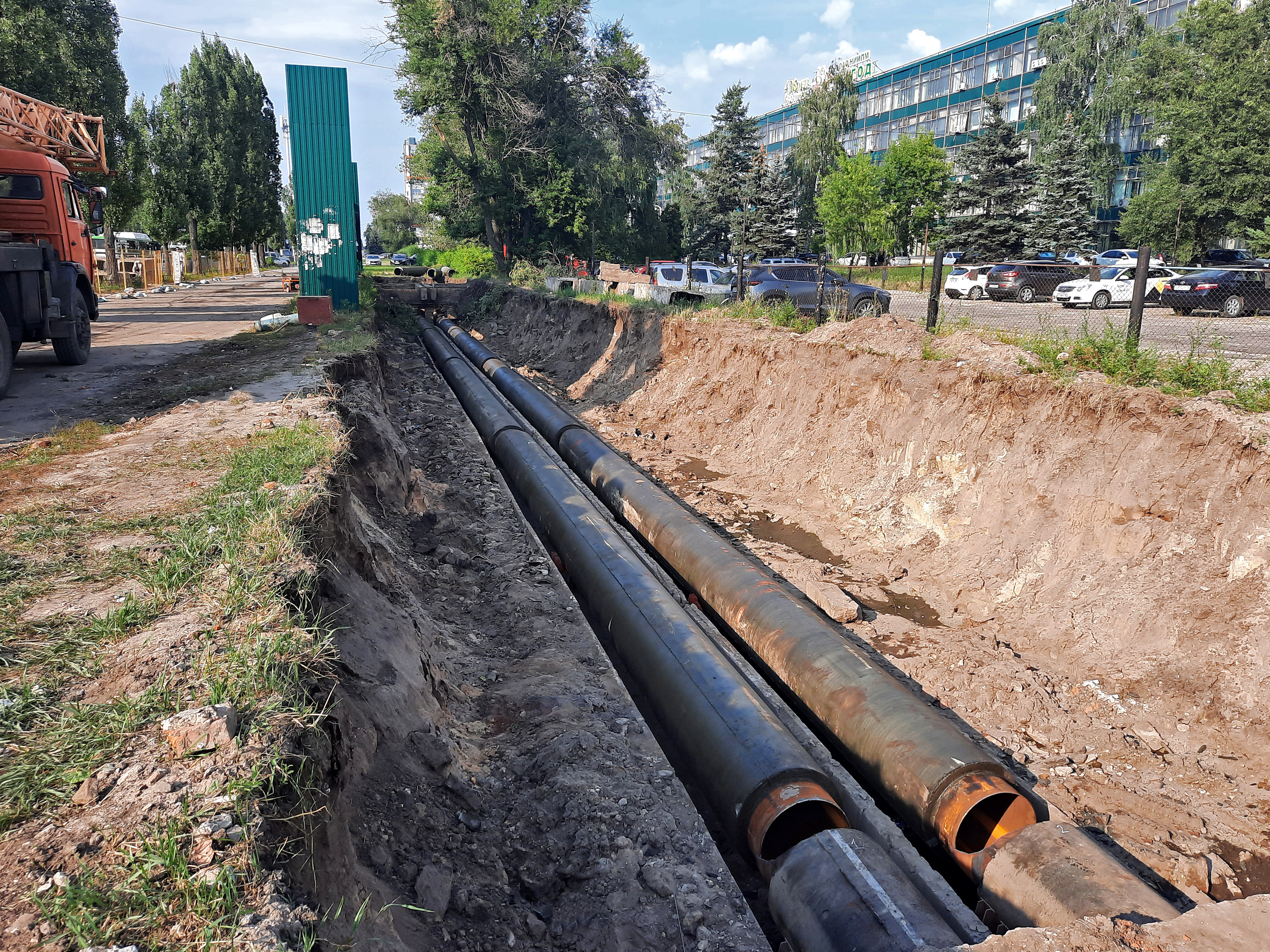 «Квадра» заменит 280 метров муниципальной теплосети на Ленинском проспекте